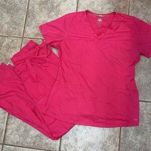 Pink Scrub Set